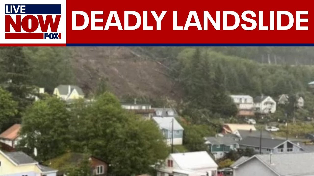 CAUGHT ON CAMERA: Massive landslide in Alaska, kills 1 | LiveNOW from FOX