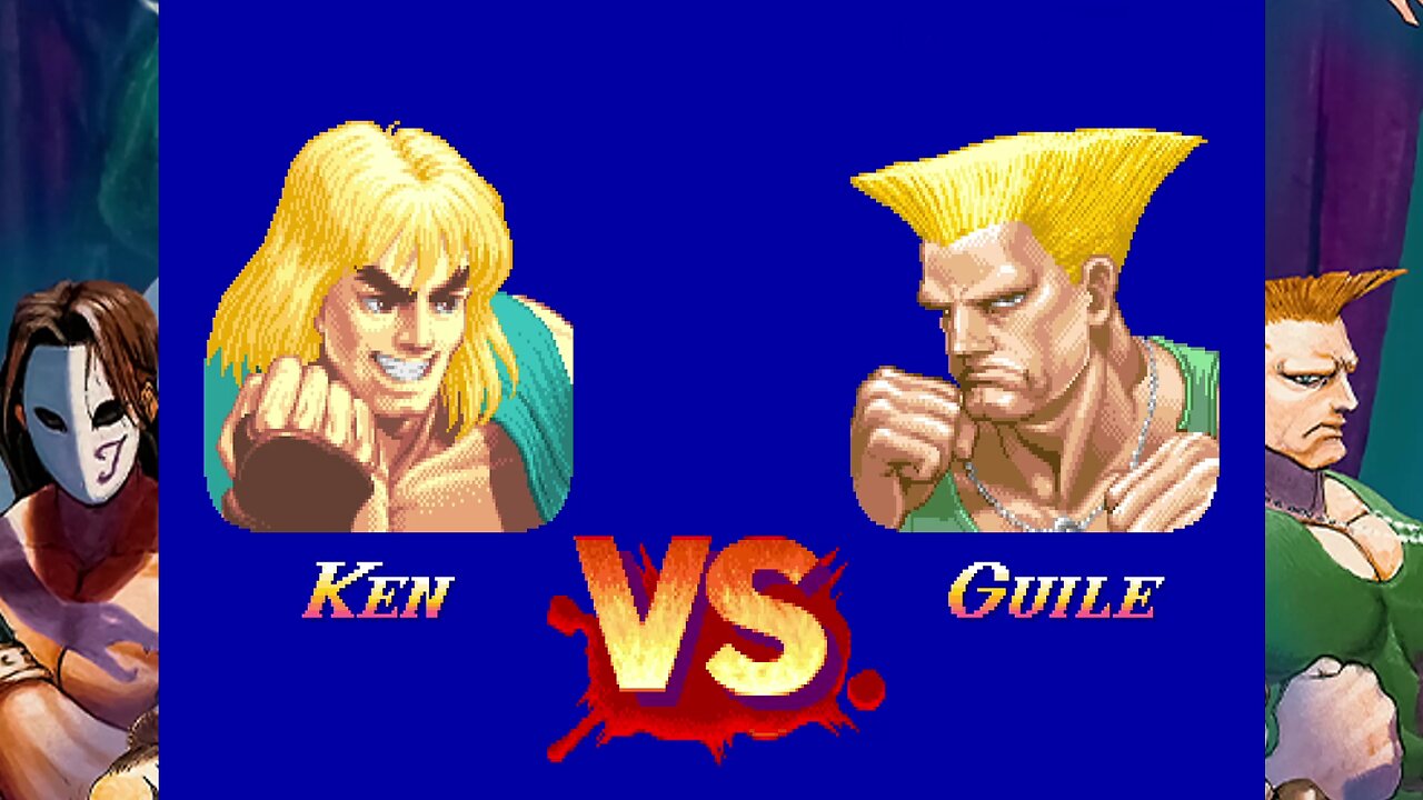 Street Fighter 30th Anniversary Collection: SSF2 (Steam) Ken vs. Guile