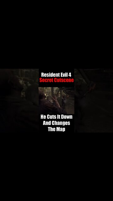 RE4 SECRET CUTSCENE! - Resident Evil 4 Remake Demo (Chainsaw Demo)