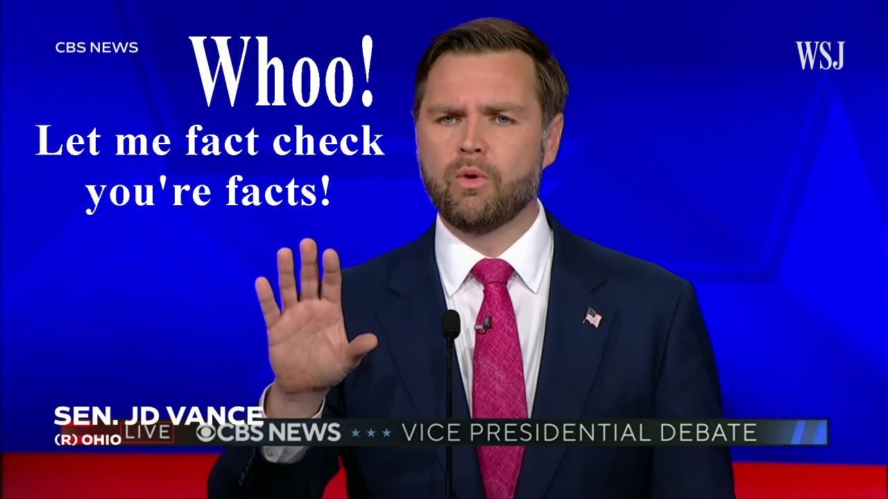 Vance Fact Checks The Fact Checker