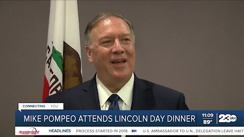 Former Secretary of State Mike Pompeo attends Lincoln Day Dinner in Bakersfield