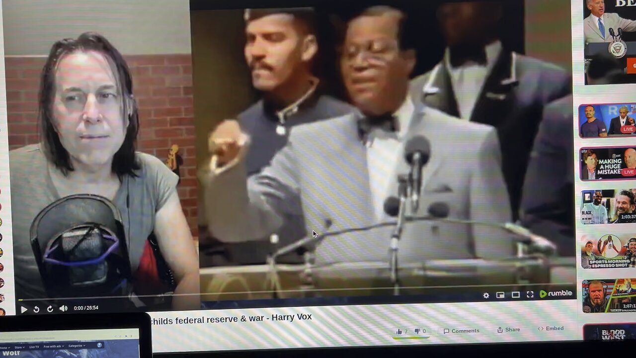 Harry Vox and Louis Farrakhan exposing The Rothschild illegal banking cartel