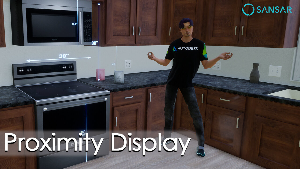 Sansar Proximity Display