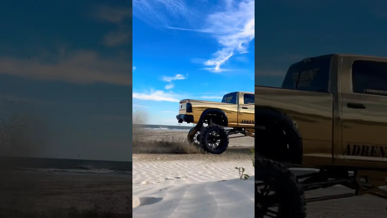 Lifted SEMA TRUCK testing bluetooth driveshaft OFFROAD! 🤯🚨 #shorts