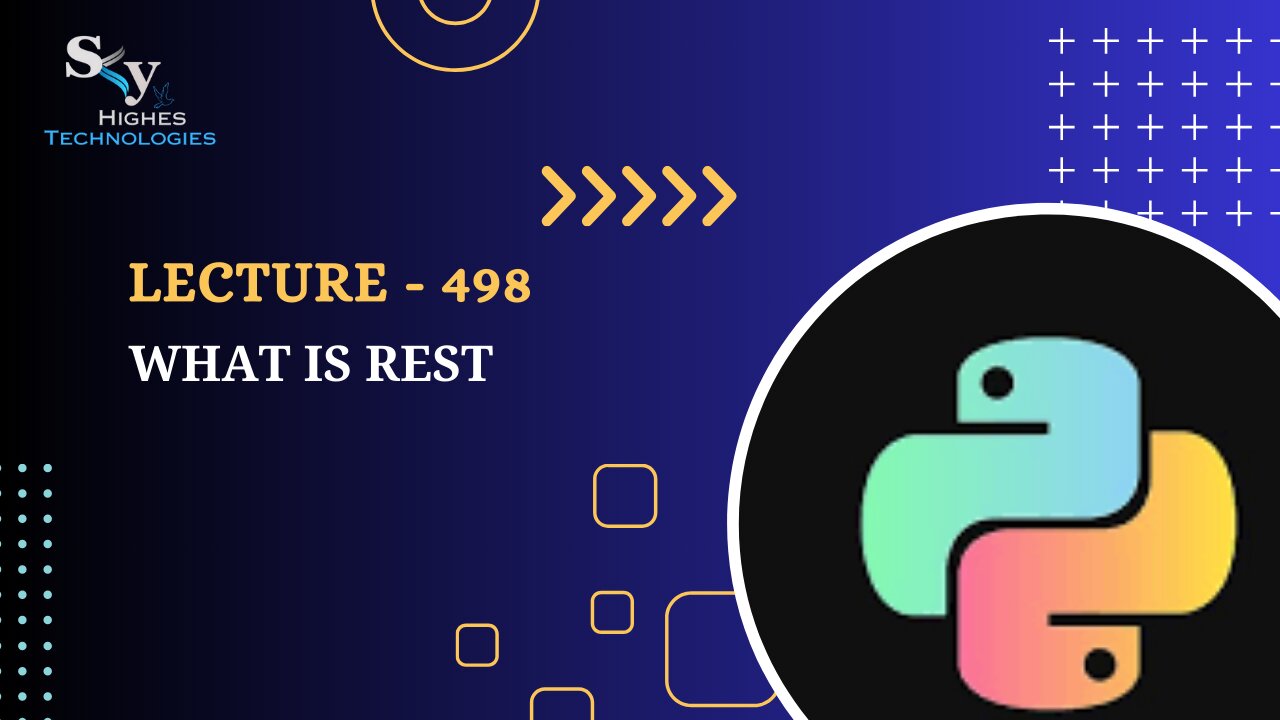 498. What is REST | Skyhighes | Python