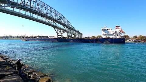 Captain Henry Jackman 728ft 222m Bulk Carrier Cargo Ship In Great Lakes