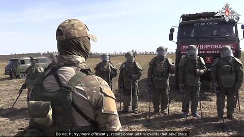 Specialists of Engineer Troops deploy Vepr BMR-3M to clear farmlands