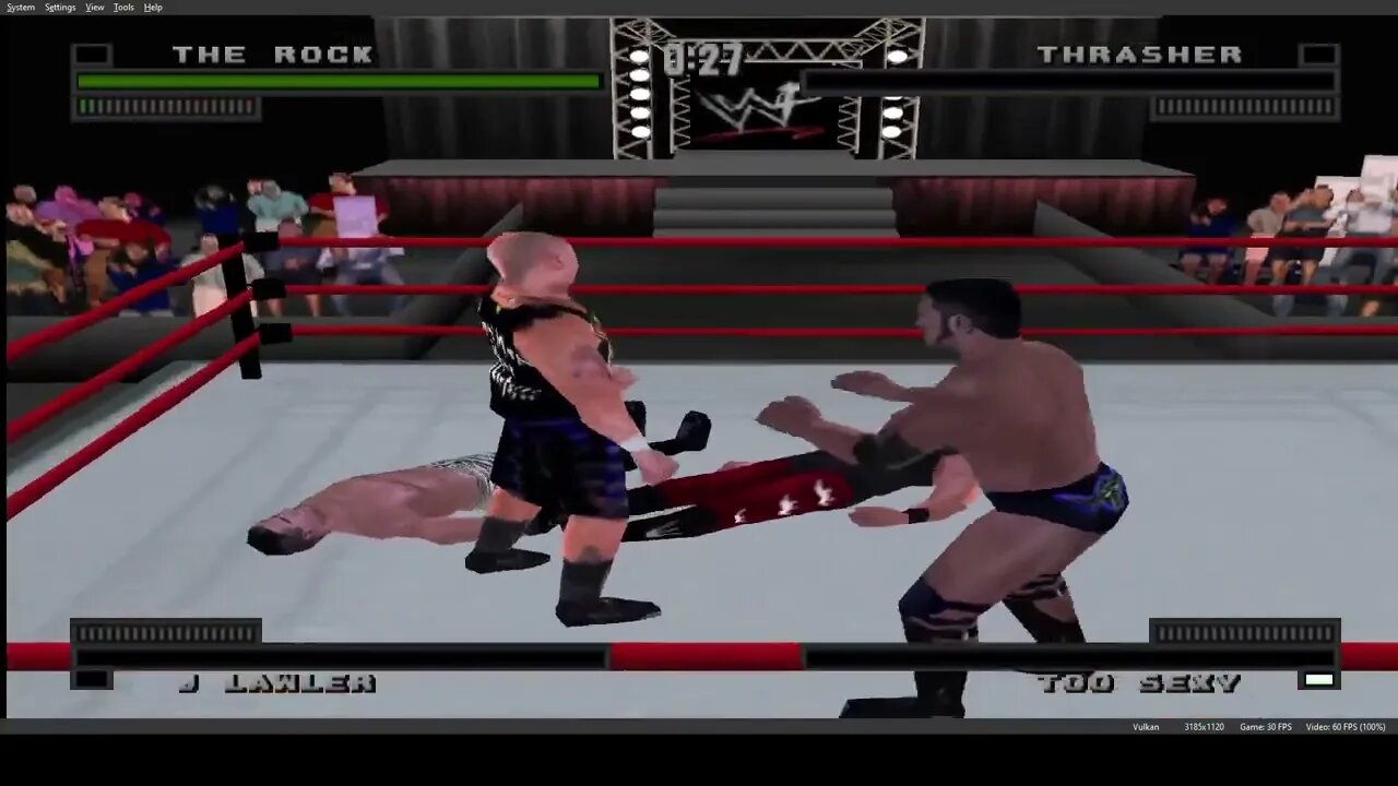 wwf attitude ps1: short match #30