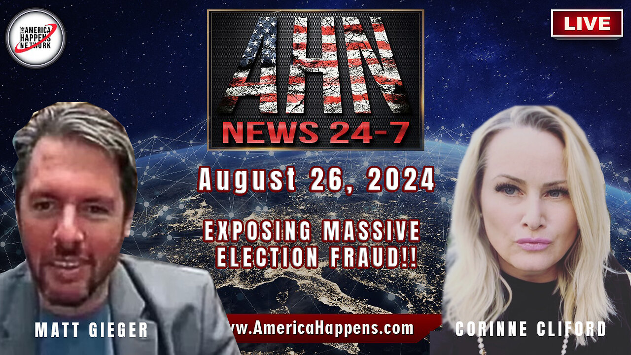 AHN News Live - Exposing Massive Election Fraud - with Corinne Cliford