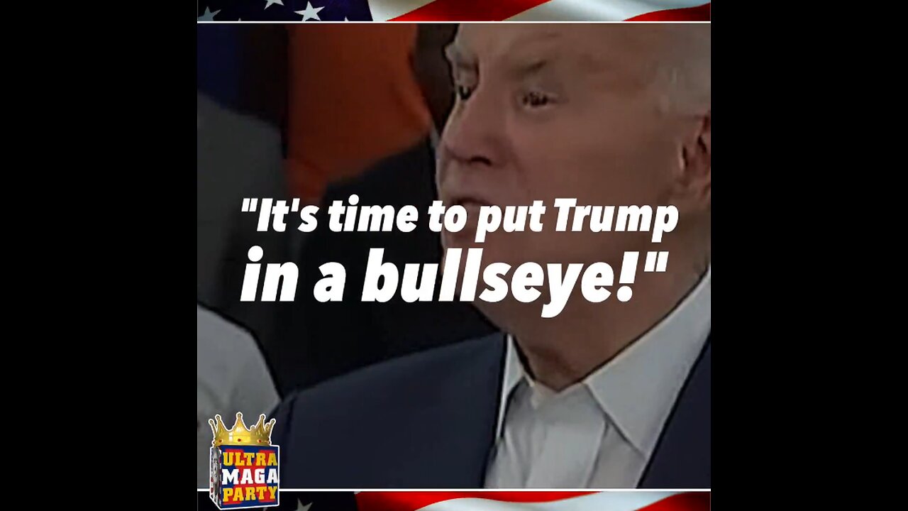 💥BOOM💥 Biden told donors he was going to put trump in the "bullseye"....