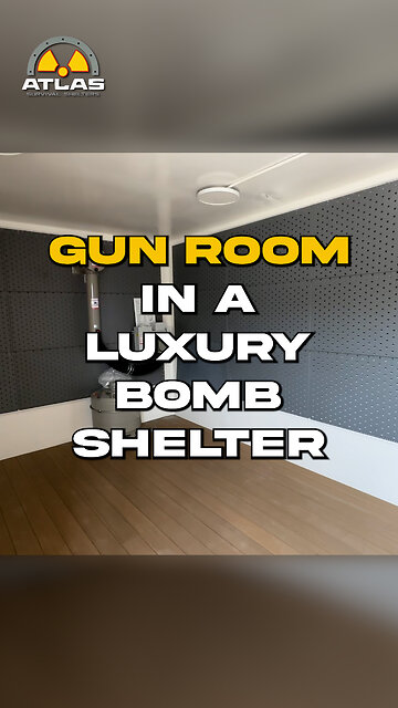 Luxury Bomb Shelter with a Gun Room!