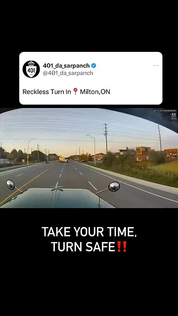 Peterbilt truck stops accident