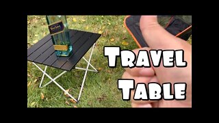 Smallest Portable Travel Camping Table Review - EDEUOEY