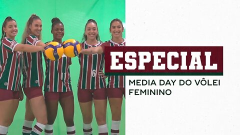 MEDIA DAY DO VÔLEI FEMININO DO FLUMINENSE: POSES, DESCONTRAÇÃO E EXPECTATIVA PARA A TEMPORADA