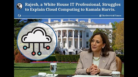 Rajesh, a White House IT Professional, Struggles to Explain Cloud Computing to Kamala Harris.