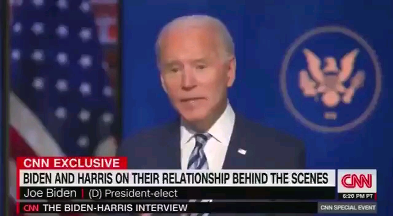 Biden was asked how his career would end before he was in office. Biden