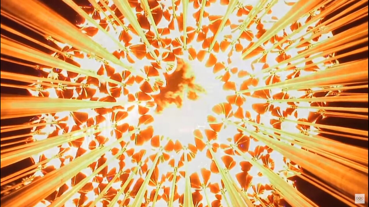 Lighting of the Cauldron Eye 2012 Olympics