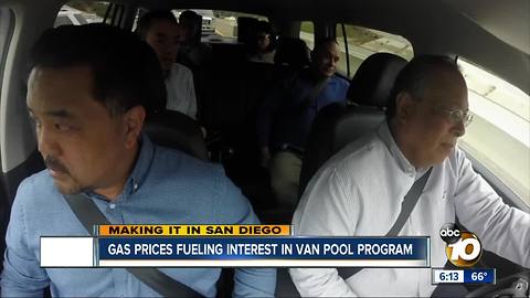 Gas prices fueling interest in Vanpool program