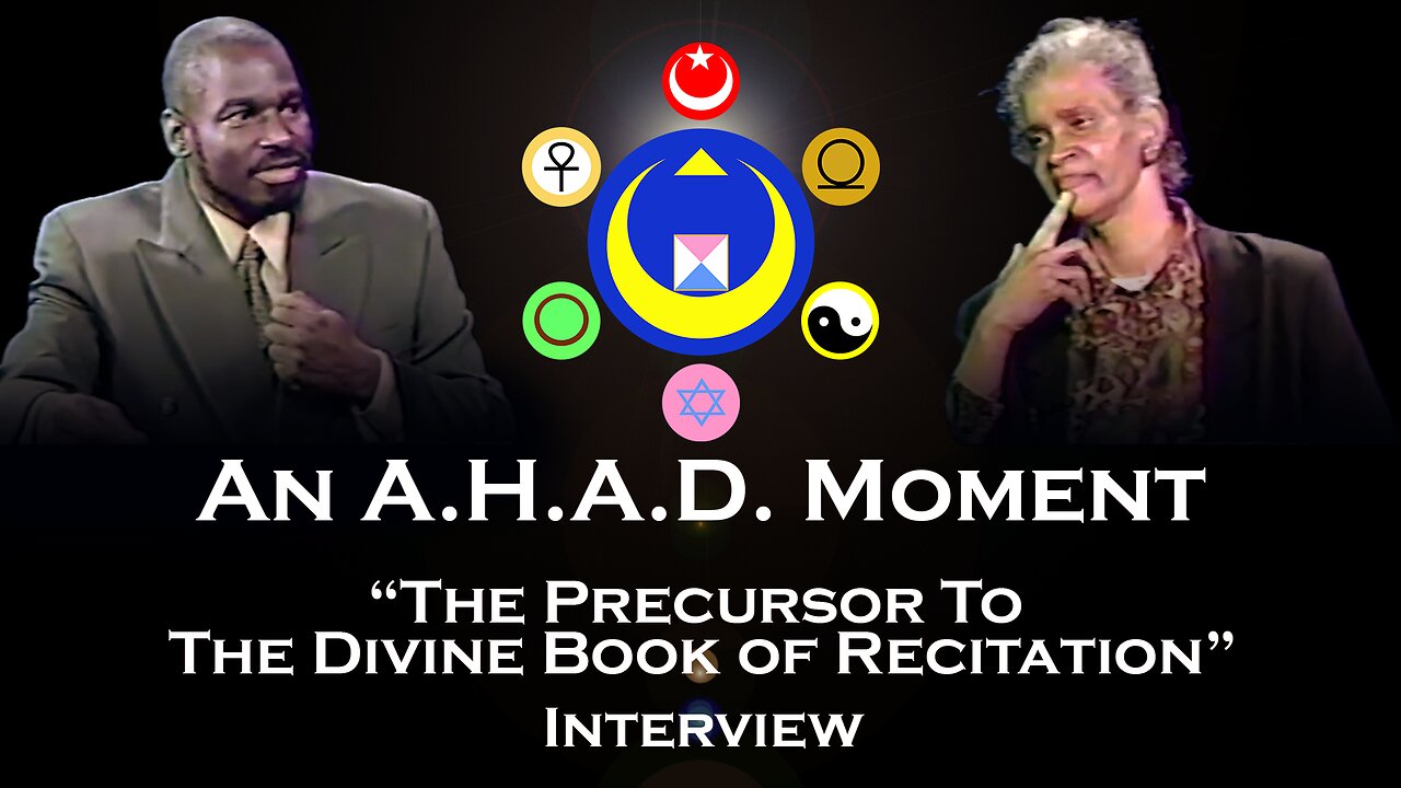 An A.H.A.D. Moment-“The Precursor to The Divine Book of Recitation Interview and Book Review”