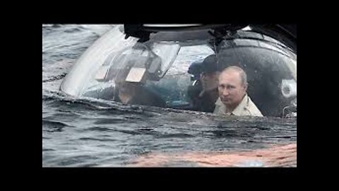 Russia president Vladimir Putin pays visit to crimea in a submarine