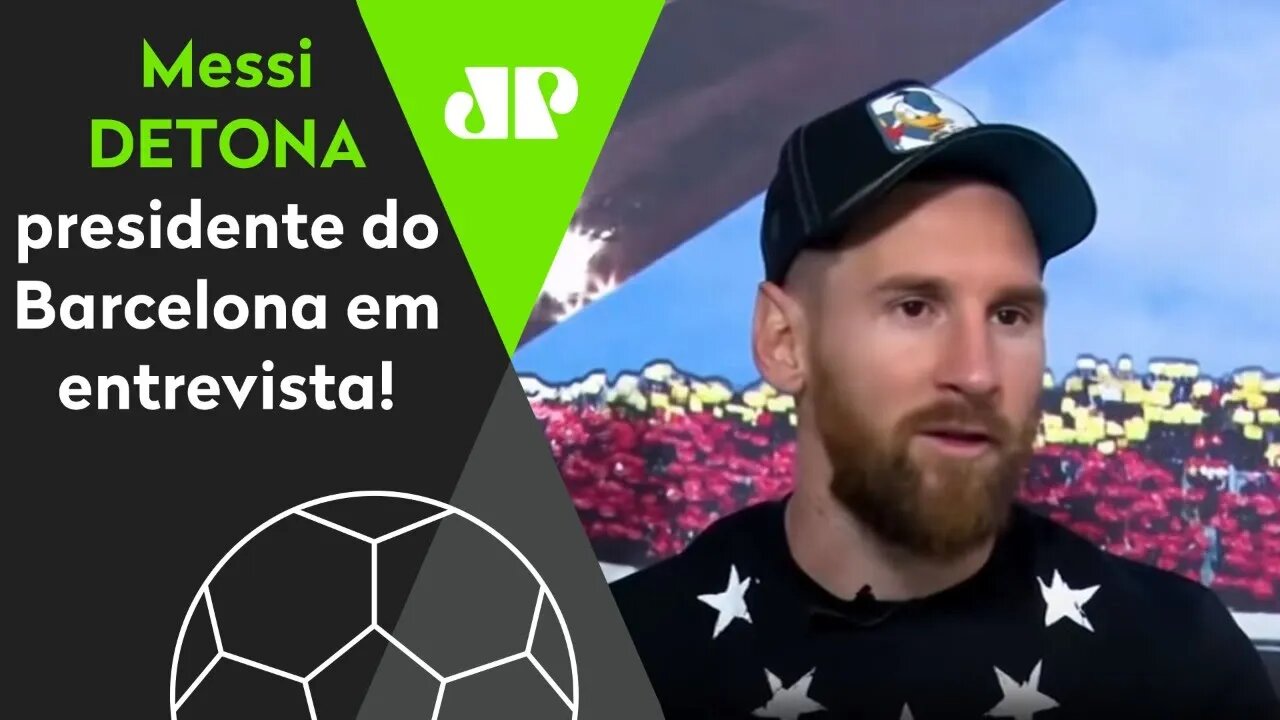 BATEU FORTE! OLHA o que MESSI falou após FICAR no BARCELONA!