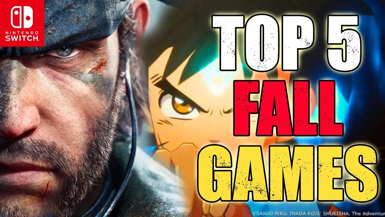 The TOP 5 Fall 2023 Switch Games To Look Out For