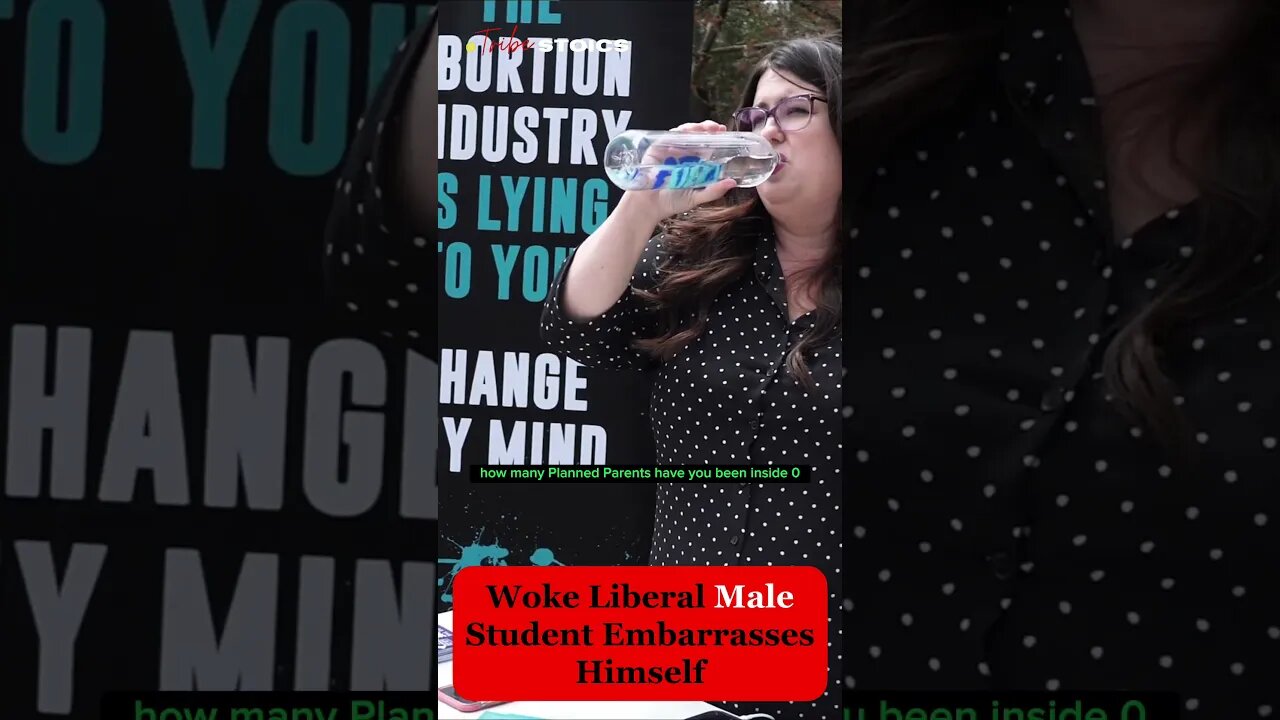 Woke Liberal Male Student Embarrasses Himself: Feelings Were Hurt