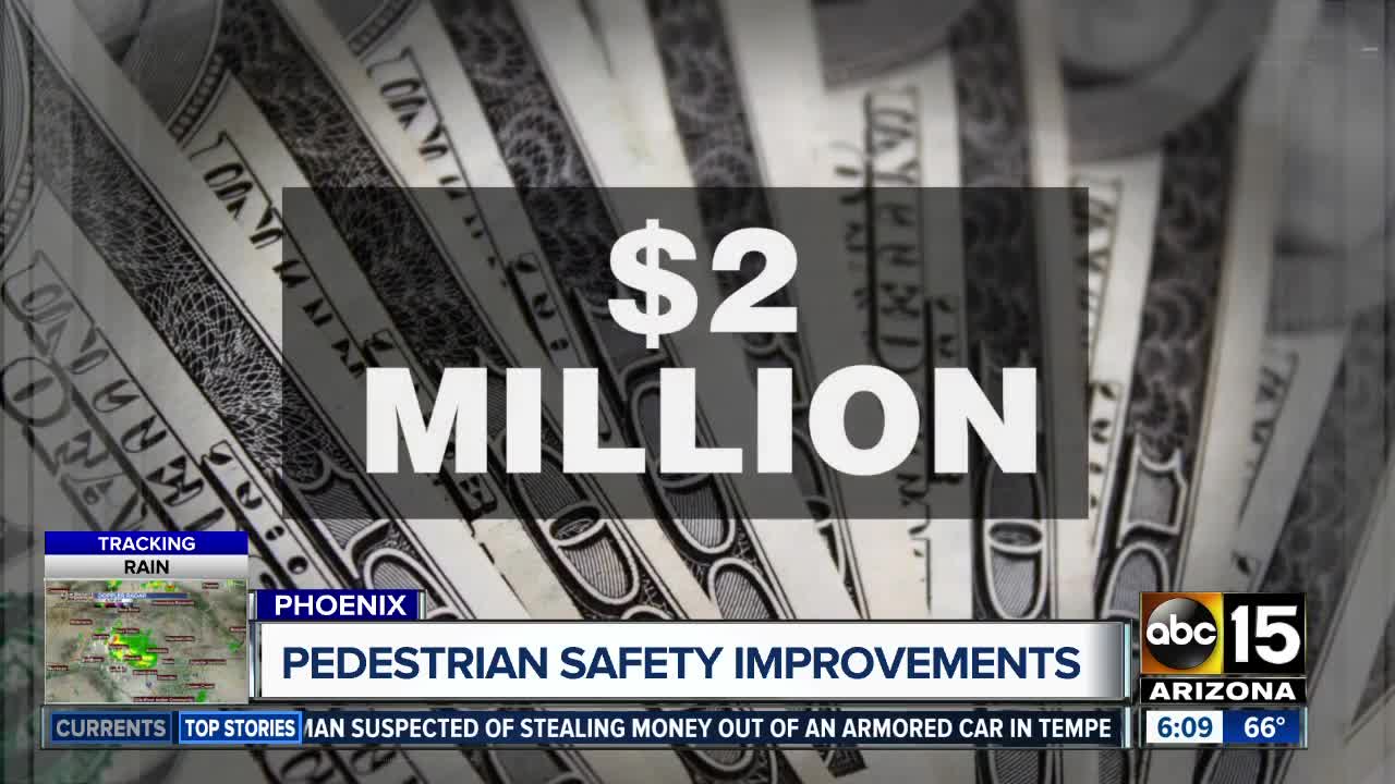 Phoenix City Council to vote on $2 million in pedestrian safety improvements