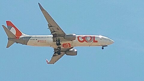 Boeing 737-800 PR-GUY coming from Brasília to