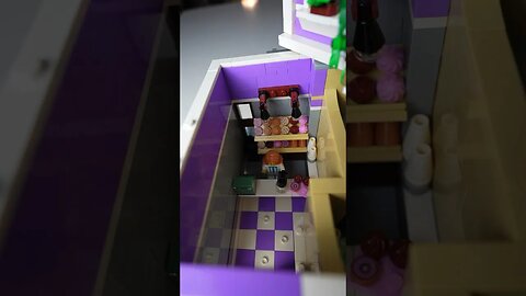 Lego Robber Uses SECRET Hatch To Steal Donuts!! #lego #donuts #police #shorts