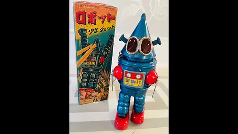 Wow an Original Conehead Robot with Japanese Box! 🙀