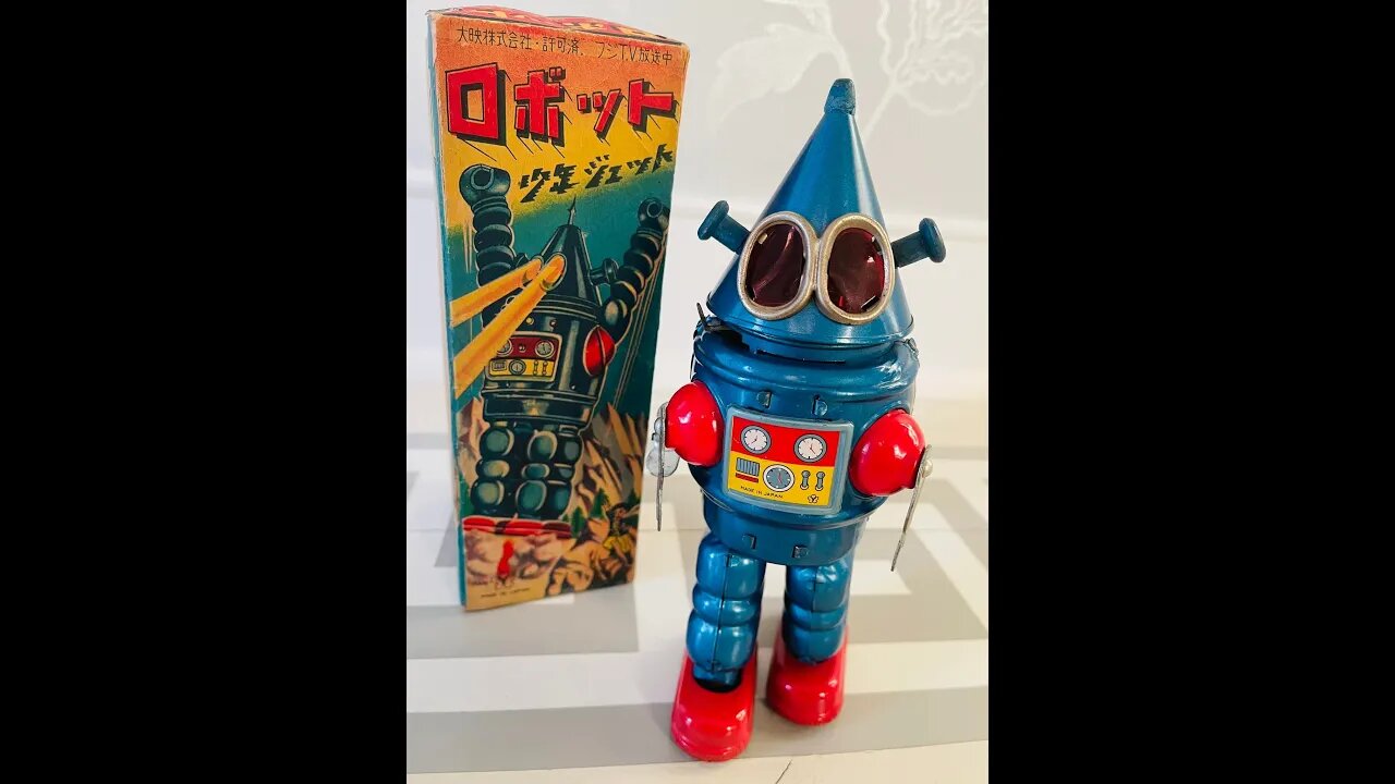 Wow an Original Conehead Robot with Japanese Box! 🙀