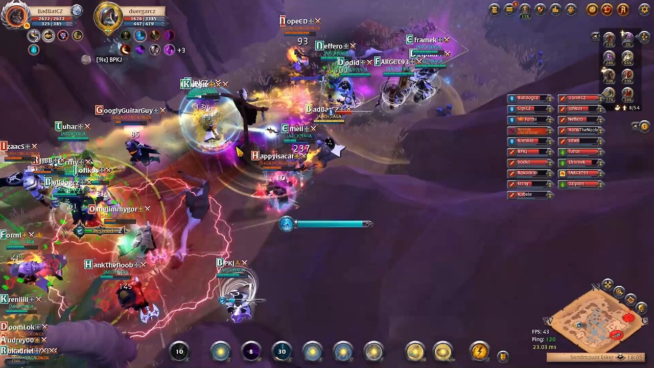 Yaga guildovnĂ ZvZ | Enigmatic | Albion Online 1.1.2022