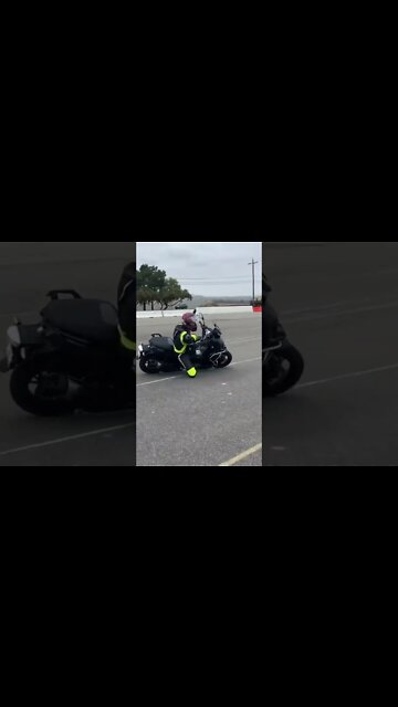 Knee Down Practice On A Scooter