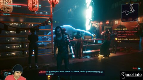 ¡Haciendo ejercicio y jugando Cyberpunk 2077 en nool.info!