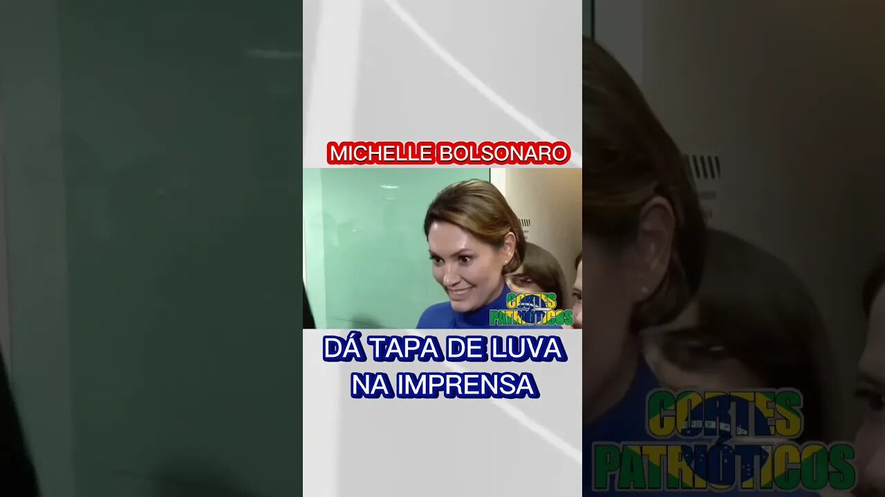 Michelle Bolsonaro responde a imprensa com elegância #shorts