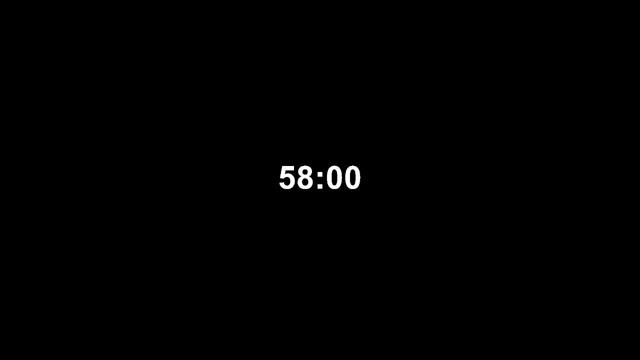 58 Minutes Timer Countdown