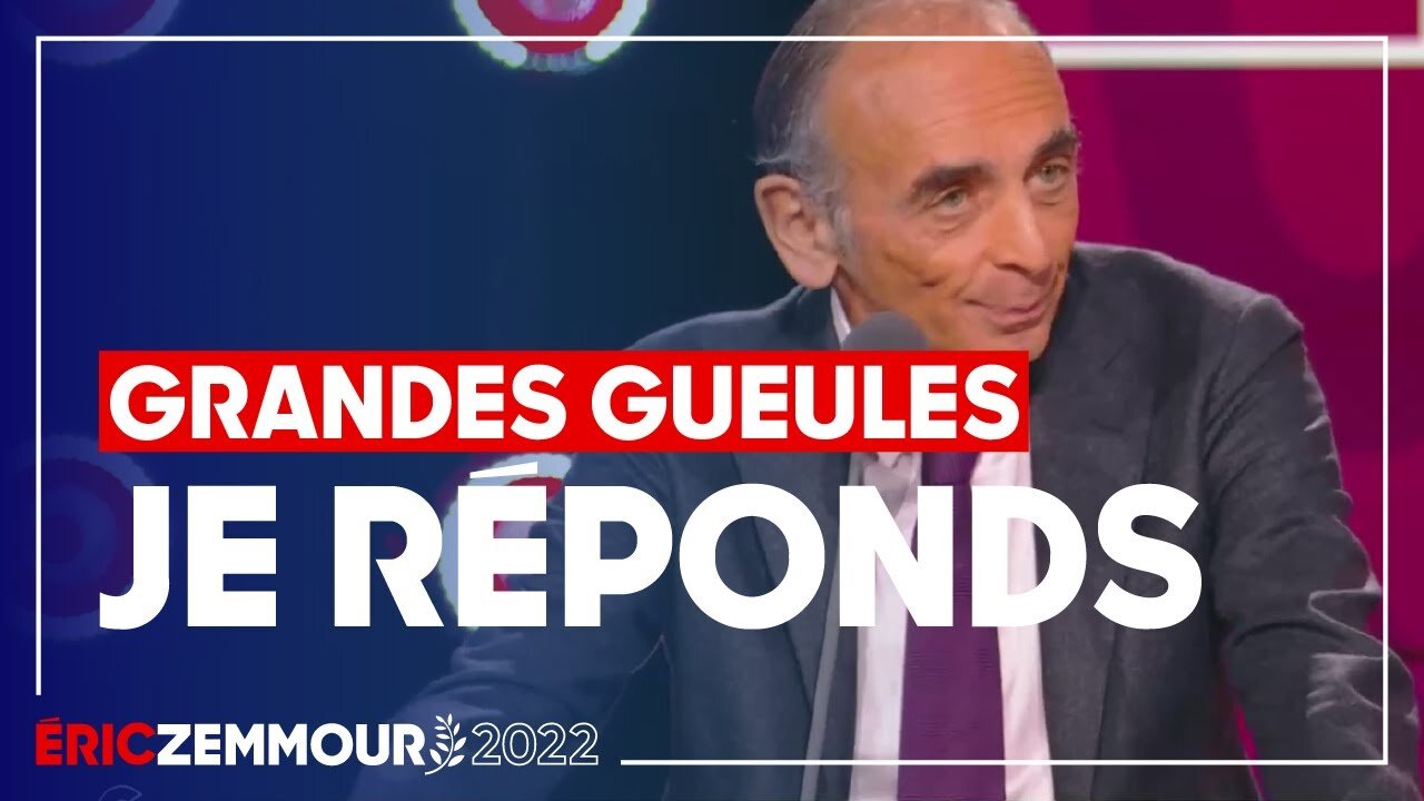 Eric Zemmour invité des Grandes Gueules