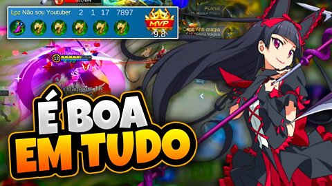 ELA TÁ TÃO FORTE QUE ATÉ COM BUILD EXÓTICA FAZ A DIFERENÇA | MOBILE LEGENDS