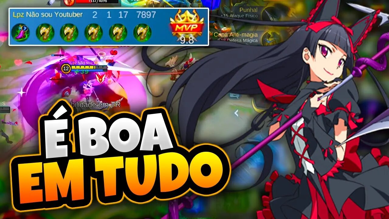 ELA TÁ TÃO FORTE QUE ATÉ COM BUILD EXÓTICA FAZ A DIFERENÇA | MOBILE LEGENDS