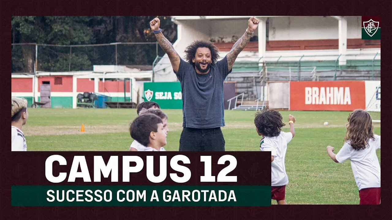 CAMPUS 12: PROJETO DE MARCELO E FLUMINENSE PROPORCIONA EXPERIÊNCIA ÚNICA PARA 100 JOVENS