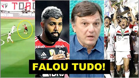 "ISSO TEM SIDO POUCO FALADO! Gente..." Mauro Cezar FALA TUDO do São Paulo CAMPEÃO contra o Flamengo!