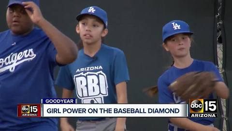 Goodyear girl chosen for MLB Trailblazer series