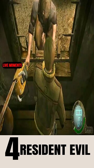 THE TERRIFYING CHAINSAW MAN - Resident Evil 4 Live Encounters #residentevil4 #shorts