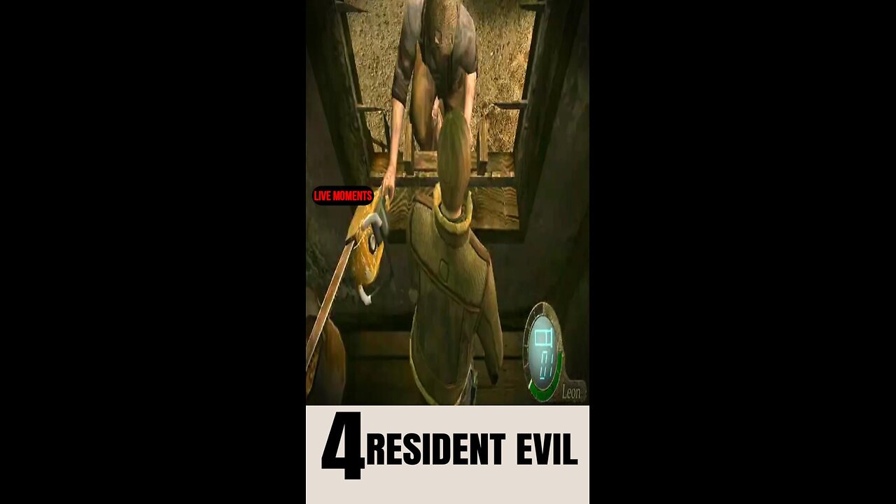 THE TERRIFYING CHAINSAW MAN - Resident Evil 4 Live Encounters #residentevil4 #shorts