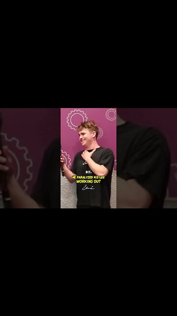 Working Out Paralyzed His Leg