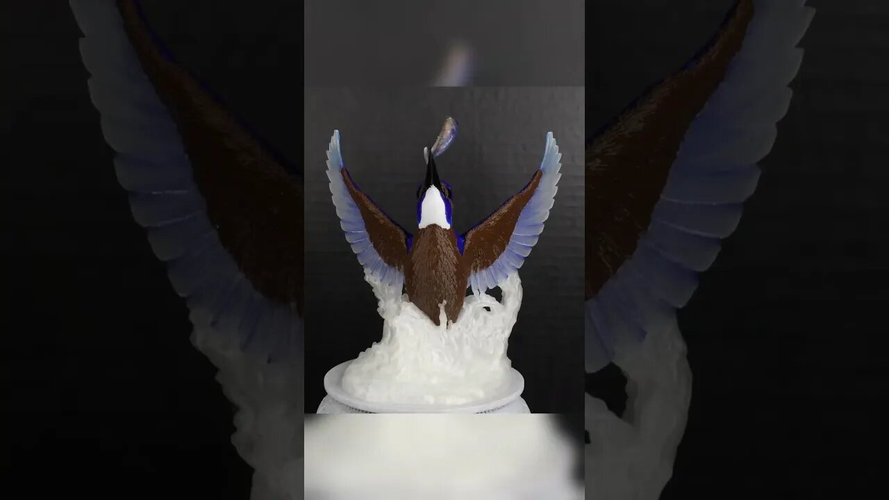 King Fisher 3d printing timelapse #bambulab #p1p #ams #3dprinting #3dprintingtimelapse