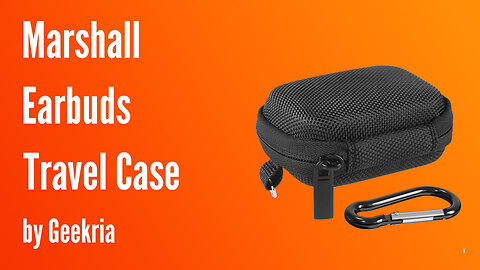 Marshall On-Ear Headphones Travel Case, Hard Shell Headset Carrying Case | Geekria