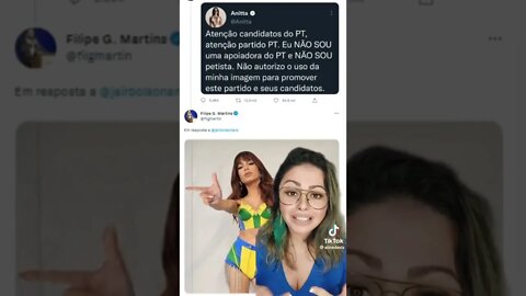 Anita já tira o seu da reta antecipando a derrota do PT