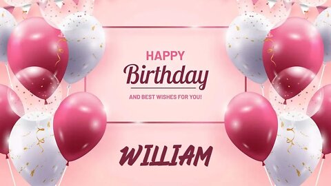 Happy Birthday to William - Birthday Wish From Birthday Bash